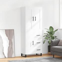 vidaXL Dulap înalt, alb, 69, 5x34x180 cm, lemn compozit GartenMobel Dekor (3199833) Comoda