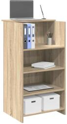 vidaXL Birou de receptie Stejar Sonoma 55x50x103, 5 cm Lemn prelucrat GartenMobel Dekor (859017)
