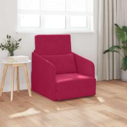 vidaXL Pat canapea Rosu Vin 65 x 80 x 83 cm Catifea GartenMobel Dekor (4106651) Canapea