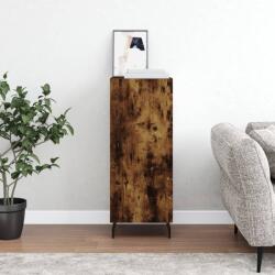 vidaXL Servanta, stejar fumuriu, 34, 5x34x90 cm, lemn compozit GartenMobel Dekor (828561) Comoda