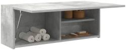vidaXL Dulap perete baie, gri beton, 80x25x30 cm, lemn prelucrat GartenMobel Dekor (860079)