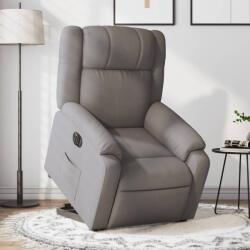 vidaXL Fotoliu electric rabatabil cu ridicare, gri taupe, textil GartenMobel Dekor (3205234)