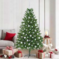 vidaXL Brad de Craciun cu 300 LED cu suport Verde 180 cm PE GartenMobel Dekor (3396336)