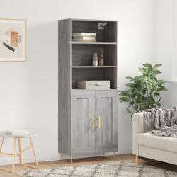 vidaXL Dulap înalt, gri sonoma, 69, 5x34x180 cm, lemn compozit GartenMobel Dekor (3189947) Comoda