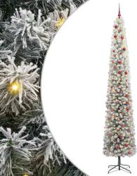 vidaXL Brad de Craciun artificial Verde 300 cm PVC si otel si plastic GartenMobel Dekor (3395062)
