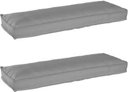 vidaXL Set de perne pentru palet 2 pcs Gri 120 x 40 x 8 cm GartenMobel Dekor (42001699)