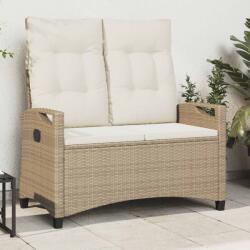vidaXL Banca de gradina cu perna Bej si crem 105 x 60 x 112 cm GartenMobel Dekor (42026854)