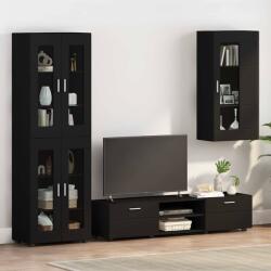 vidaXL Cabinet suspendat cu raft Negru 55 x 29 x 100 cm Lemn compozit GartenMobel Dekor (880222)