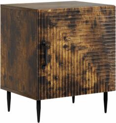 vidaXL Noptiera moderna stejar fumuriu, 43 x 34, 5 x 50 cm, lemn prelucrat (894805)