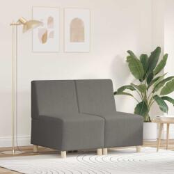 vidaXL Unitate Sofa Modulara Fara Brate 2 pcs Gri deschis GartenMobel Dekor (3399776) Canapea