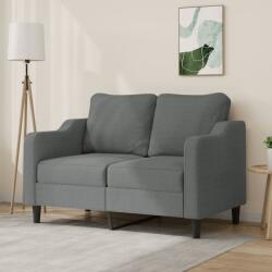 vidaXL Canapea cu 2 locuri, gri închis, 120 cm, material textil GartenMobel Dekor (359352) Canapea