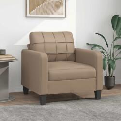 vidaXL Canapea de o persoana, cappuccino, 60 cm, piele ecologica GartenMobel Dekor (359111) Canapea