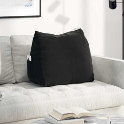 vidaXL Perna pentru spate Negru 60 x 20 x 50 cm Tesatura din corduroy GartenMobel Dekor (42015054)