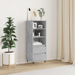 vidaXL Dulap înalt, gri beton, 40x36x110 cm, lemn compozit GartenMobel Dekor (831504) Comoda
