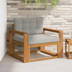 vidaXL Canapea Medie pentru Exterior Lemn Solid de Acacia natural GartenMobel Dekor (3436273) Canapea