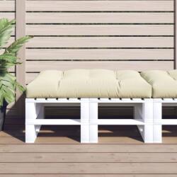 vidaXL Perna pentru paleti, crem, 120x80x12 cm, material textil GartenMobel Dekor (360515)