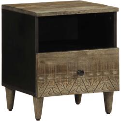 vidaXL Noptiera gri deschis 40x33x46 cm lemn masiv de mango GartenMobel Dekor (4017798)