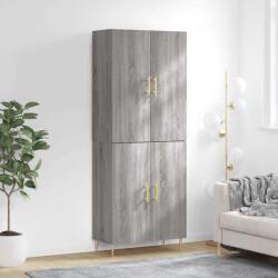 vidaXL Dulap înalt, gri sonoma, 69, 5x34x180 cm, lemn compozit GartenMobel Dekor (3195673) Comoda