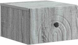 vidaXL Noptiera suspendata gri Sonoma cu sertar, 33 x 34, 5 x 20 cm (898097)