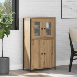 vidaXL Bufet Stejar Artizanal 62 x 32 x 106, 5 cm Lemn compozit GartenMobel Dekor (882252) Comoda