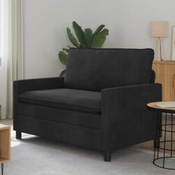 vidaXL Canapea Negru 126 x 81 x 87, 5 cm Catifea GartenMobel Dekor (42028802) Canapea