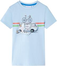 vidaXL Tricou pentru copii, albastru deschis, 104 GartenMobel Dekor (12040)