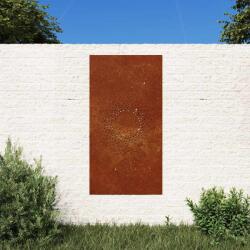 vidaXL Decor perete de gradina 105x55 cm design soare otel Corten GartenMobel Dekor (824490)