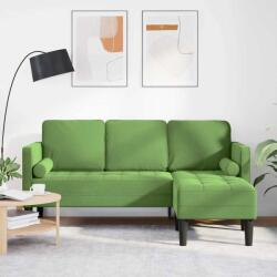 vidaXL Set de canapea cu perna Verde deschis Poliester GartenMobel Dekor (42001928) Canapea