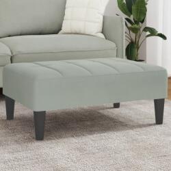 vidaXL Taburet, gri deschis, 77x55x31 cm, catifea GartenMobel Dekor (4007384)