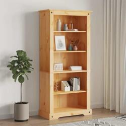 vidaXL Biblioteca 5 rafturi, 80x40x170 cm, pin mexican, stil Corona GartenMobel Dekor (243744) Biblioteca