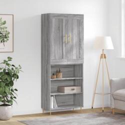 vidaXL Dulap înalt, gri sonoma, 69, 5x34x180 cm, lemn compozit GartenMobel Dekor (3200063) Comoda