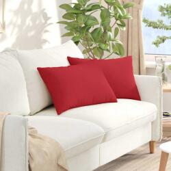 vidaXL Perne pentru canapea 2 pcs Rosu 40 x 60 cm tesatura GartenMobel Dekor (42013665)