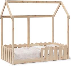 vidaXL Cadru pat tip casa pentru copii, 70x140 cm, lemn masiv de pin GartenMobel Dekor (850698)