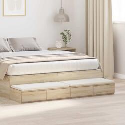 vidaXL Sertare pentru pat cu sertar Stejar Sonoma 150 x 36, 5 x 16, 5 cm GartenMobel Dekor (866957)