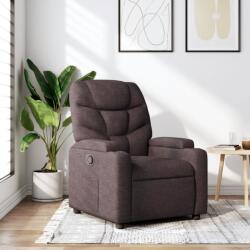 vidaXL Fotoliu rabatabil, maro închis, material textil GartenMobel Dekor (372446)