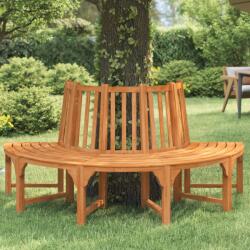 vidaXL Banca de copac semi-rotunda, Ø208 cm, lemn masiv de eucalipt GartenMobel Dekor (362156)
