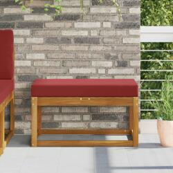 vidaXL Perna de Sezut pentru Exterior bordo 80 x 40 x 8 cm GartenMobel Dekor (900957)