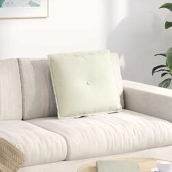 vidaXL Perna pentru spate Crem 50 x 45 cm Tesatura din corduroy GartenMobel Dekor (42014641)