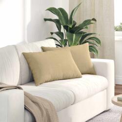 vidaXL Perne pentru canapea 2 pcs Gri Verde 60 x 40 cm GartenMobel Dekor (42013692)