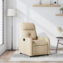 vidaXL Fotoliu rabatabil, crem, material textil GartenMobel Dekor (374205)