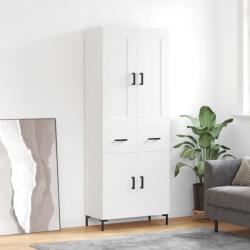 vidaXL Dulap înalt, alb, 69, 5x34x180 cm, lemn compozit GartenMobel Dekor (3199873) Comoda