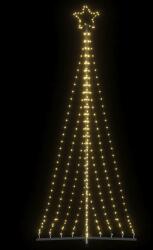 vidaXL Pom de Craciun LED 447 LED-uri Alb Cald 250 cm GartenMobel Dekor (4016432)