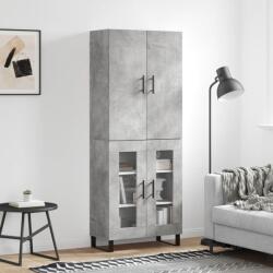 vidaXL Dulap înalt, gri beton, 69, 5x34x180, lemn compozit GartenMobel Dekor (3195759) Comoda