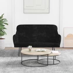 vidaXL Banca, negru, 110x76x80 cm, catifea GartenMobel Dekor (351449)