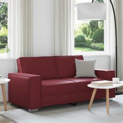 vidaXL Canapea pentru doua persoane Rosu Vin 180 cm Piele artificiala GartenMobel Dekor (4105054) Canapea