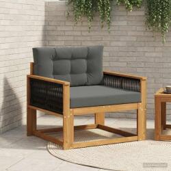 vidaXL Canapea Medie pentru Exterior natural GartenMobel Dekor (3438851) Canapea
