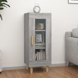 vidaXL Servanta, gri sonoma, 34, 5x34x90 cm, lemn compozit GartenMobel Dekor (817427) Comoda