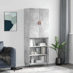 vidaXL Dulap înalt, gri beton, 69, 5x34x180, lemn compozit GartenMobel Dekor (3196047) Comoda