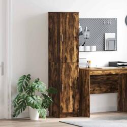 vidaXL Rafturi Stejar afumat 35 x 39 x 168 cm Lemn compozit GartenMobel Dekor (869334) Comoda