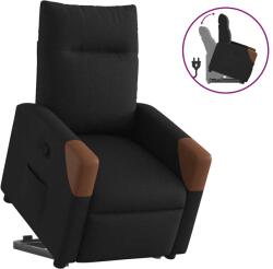 vidaXL Fotoliu rabatabil cu ridicare pe verticala, negru, textil GartenMobel Dekor (3324008)
